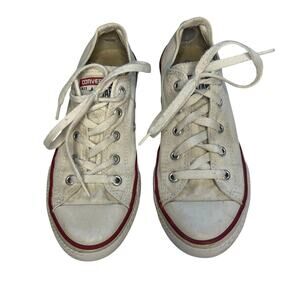 Converse Chuck Taylor All Star Low Top Sneakers - White - Youth Size 3